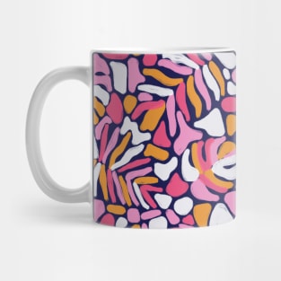 Matisse Pink Tropical Leaves Mug